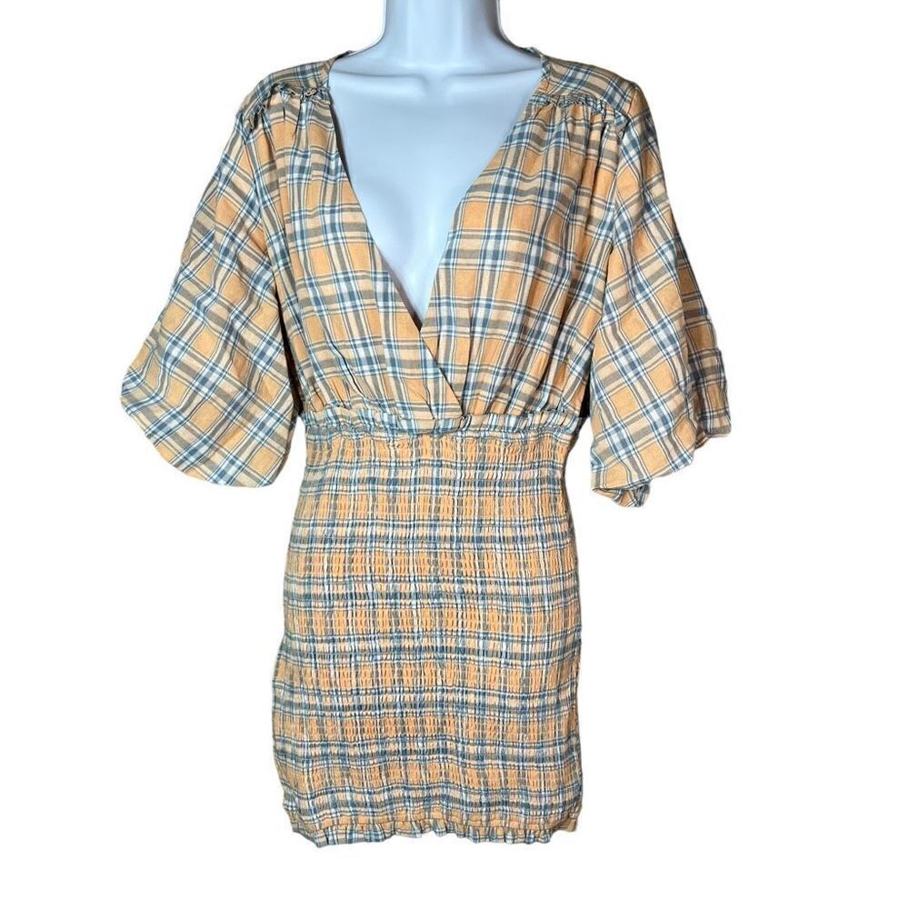 Mable Anthropologie Southern Peach Mini Dress Size Medium‎